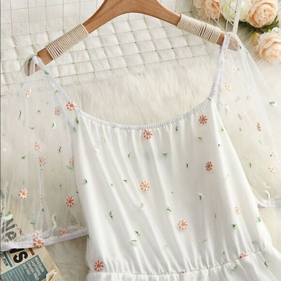 Women’s Plus Designer Style Cami Dress - Picture 3 of 4